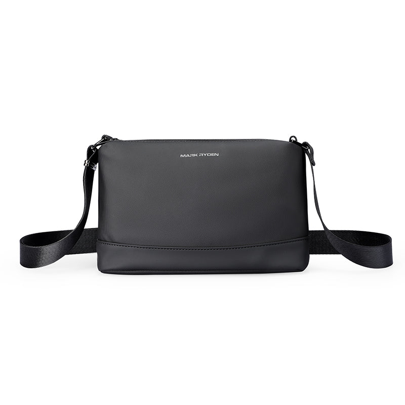 Mark Ryden black lightweight waterproof crossbody bag with adjustable strap, ideal for everyday use