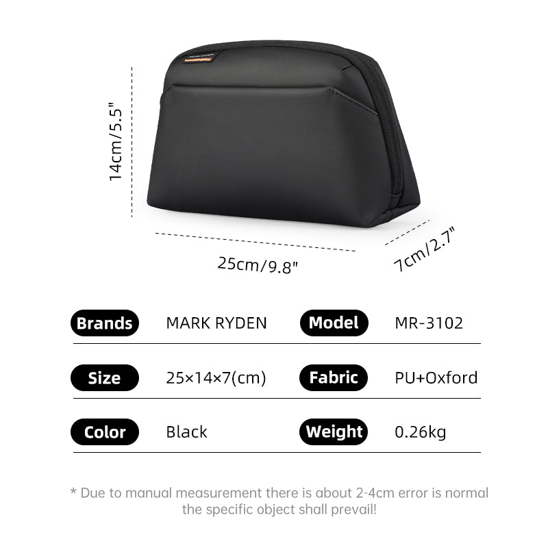 Mark Ryden black waterproof multi-functional 3C storage bag MR-3102