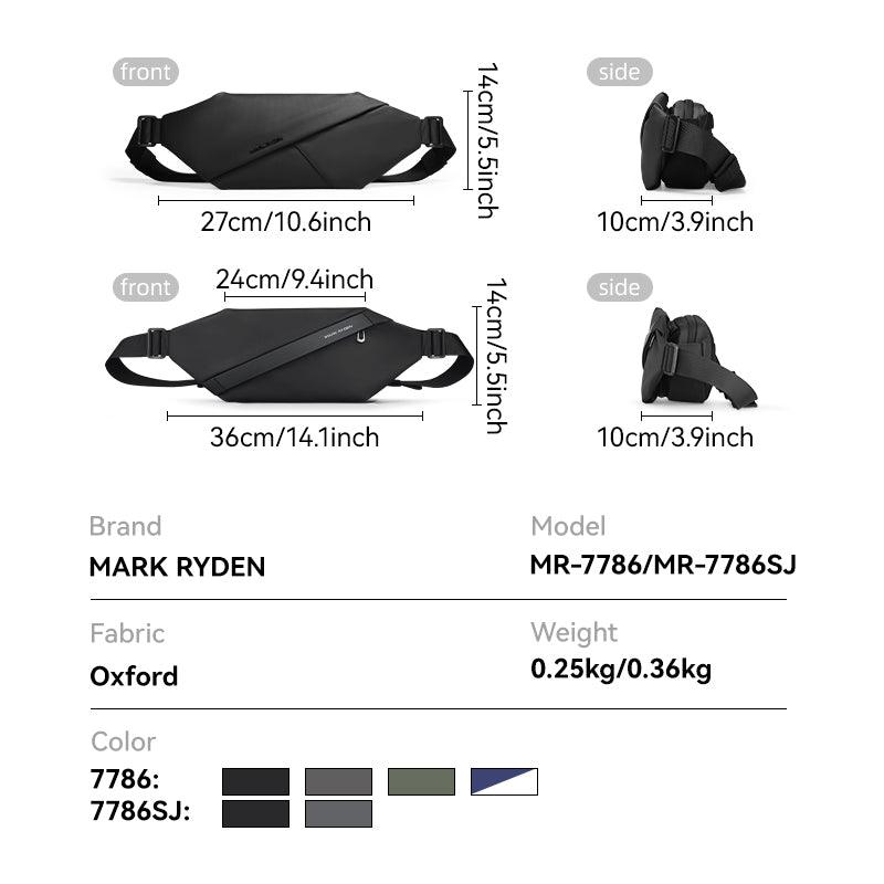 Mark Ryden UrbanStride compact crossbody satchel bag dimensions anti-theft design
