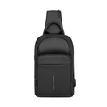 Mark Ryden mini compacto black sling bag - minimalist multi-layer tablet bag
