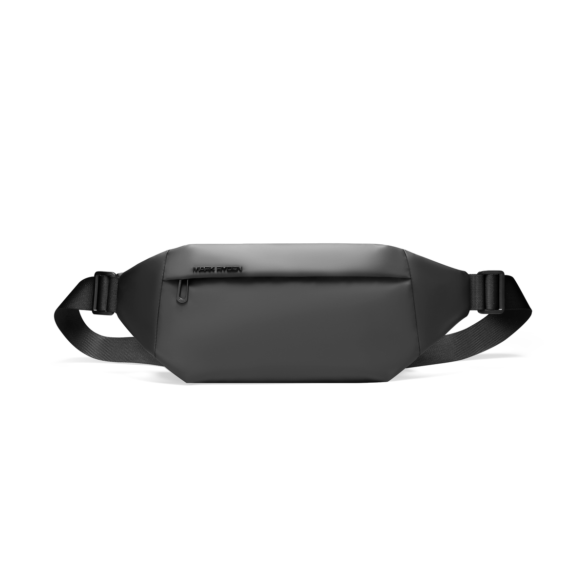 Mark Ryden black water-repellent casual shoulder bag with double-layer design