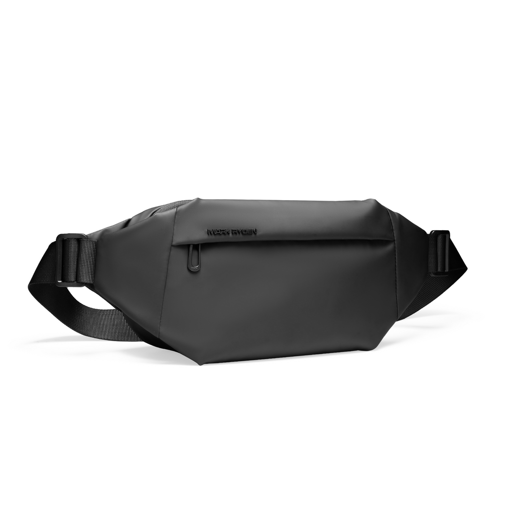 Mark Ryden Global black water-repellent shoulder bag with double-layer design