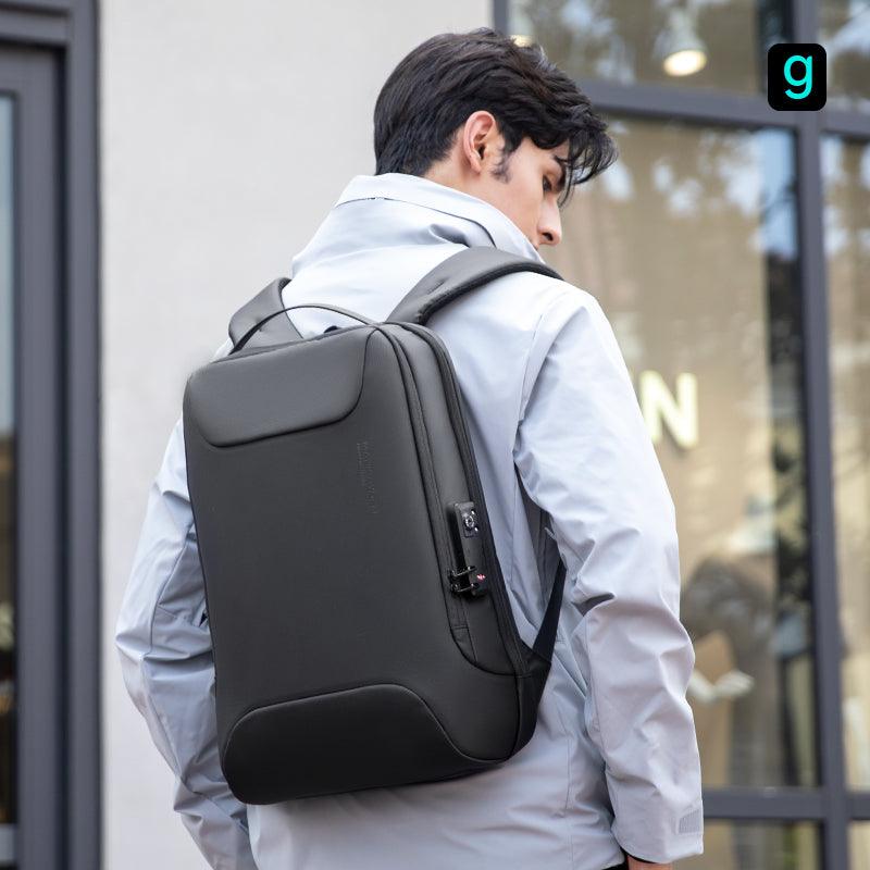 Mark Ryden Global black anti-theft oxford laptop backpack with USB port