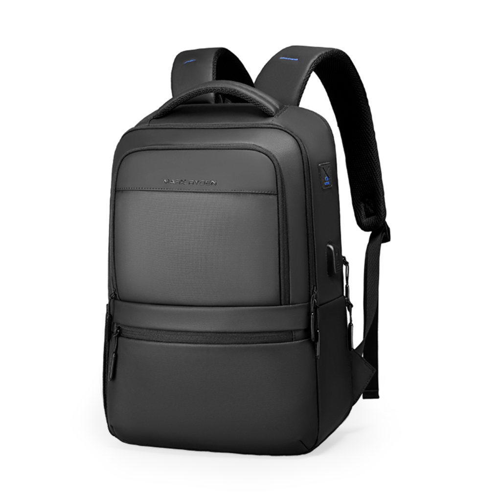 Mark Ryden black laptop backpack with anti-theft pocket & USB charging