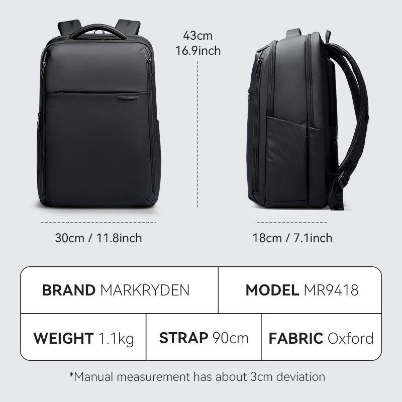 Markryden black VenturePro 23L business backpack dimensions specs