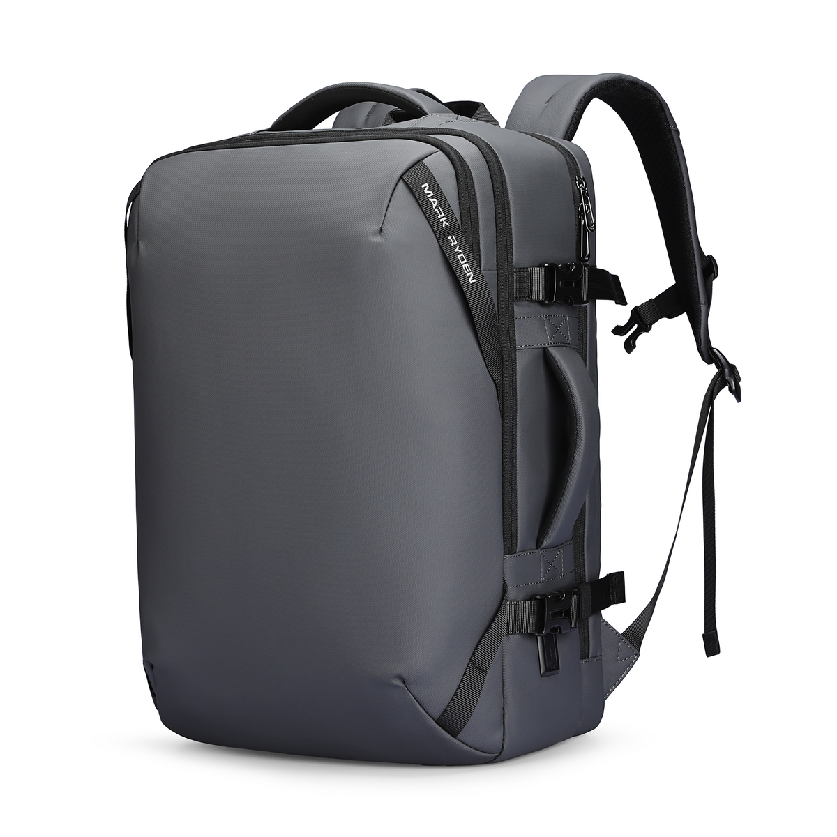 MarkRyden gray anti-theft multi-functional backpack