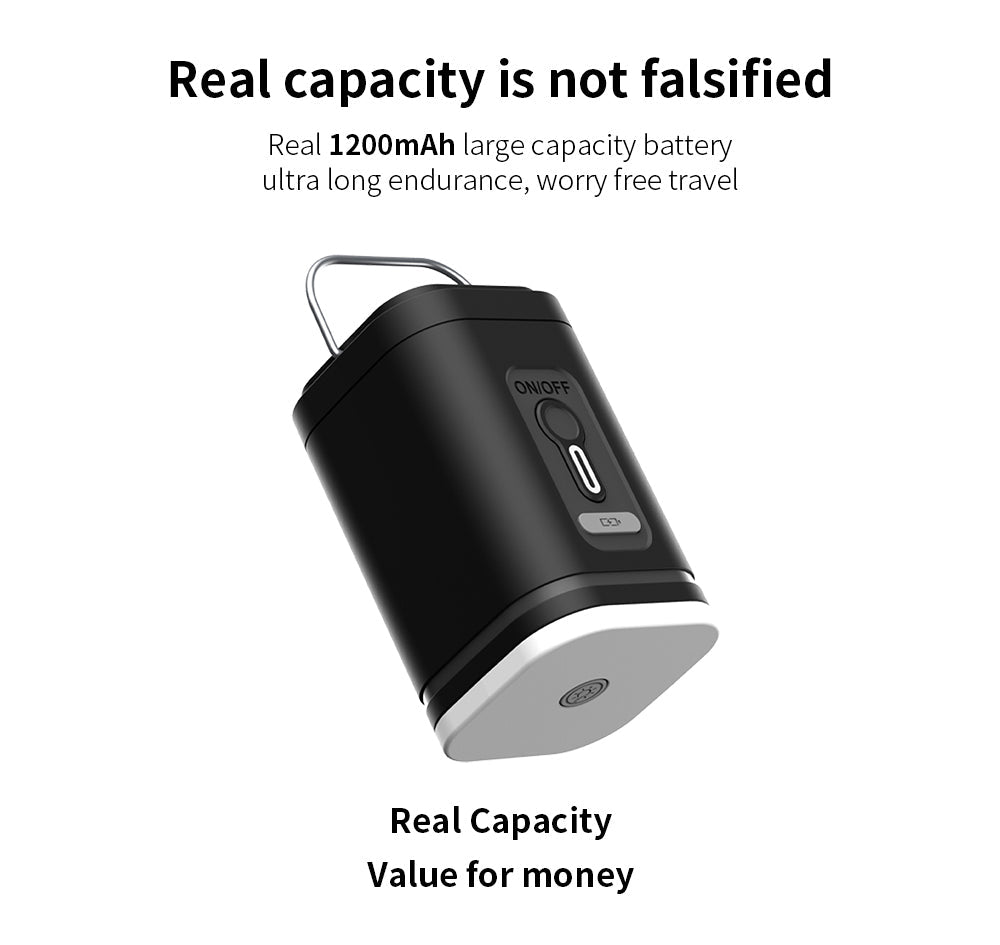 Real 1200mAh battery backup - professional portable charger