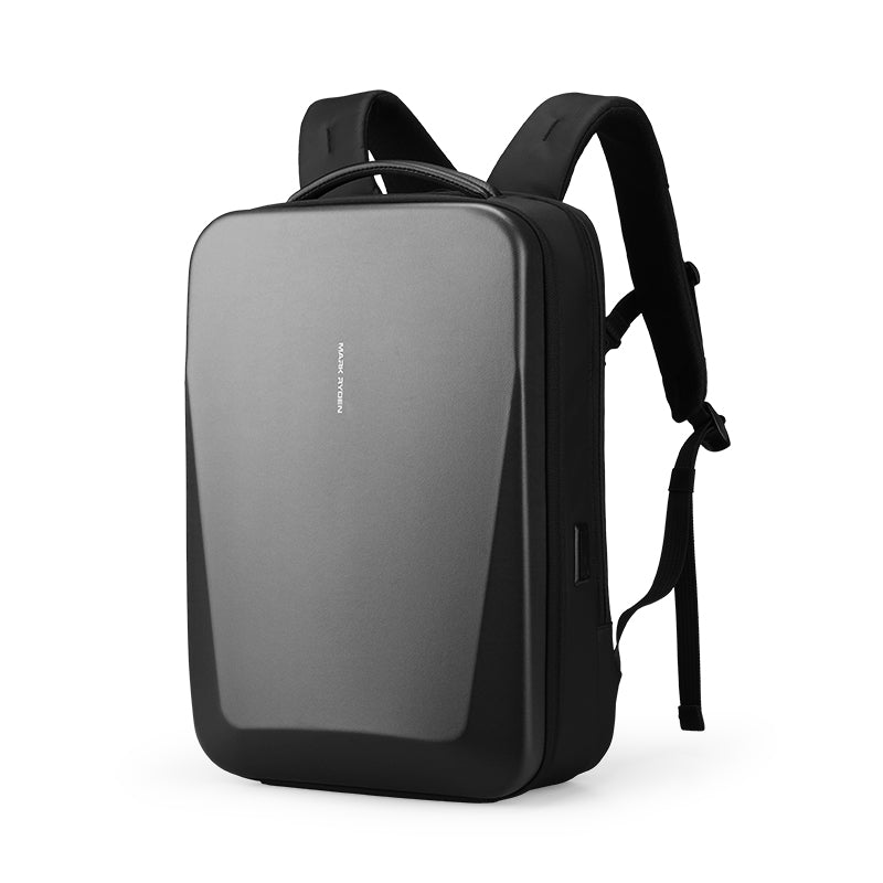 Gray and black Mark Ryden anti-theft all-in-one hard-shell backpack for work