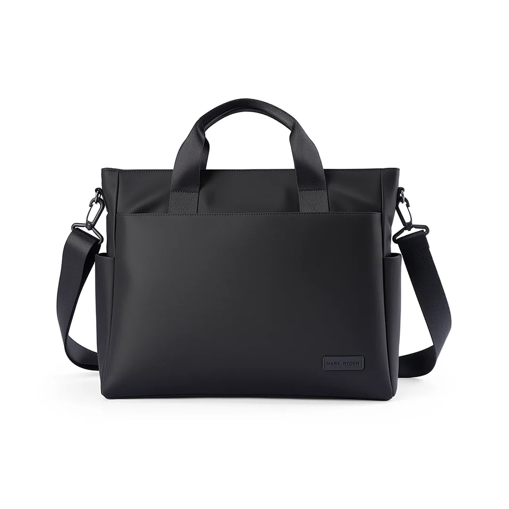 CarryDuo: Laptop Tote Bag with Side Pockets & Adjustable Shoulder Strap