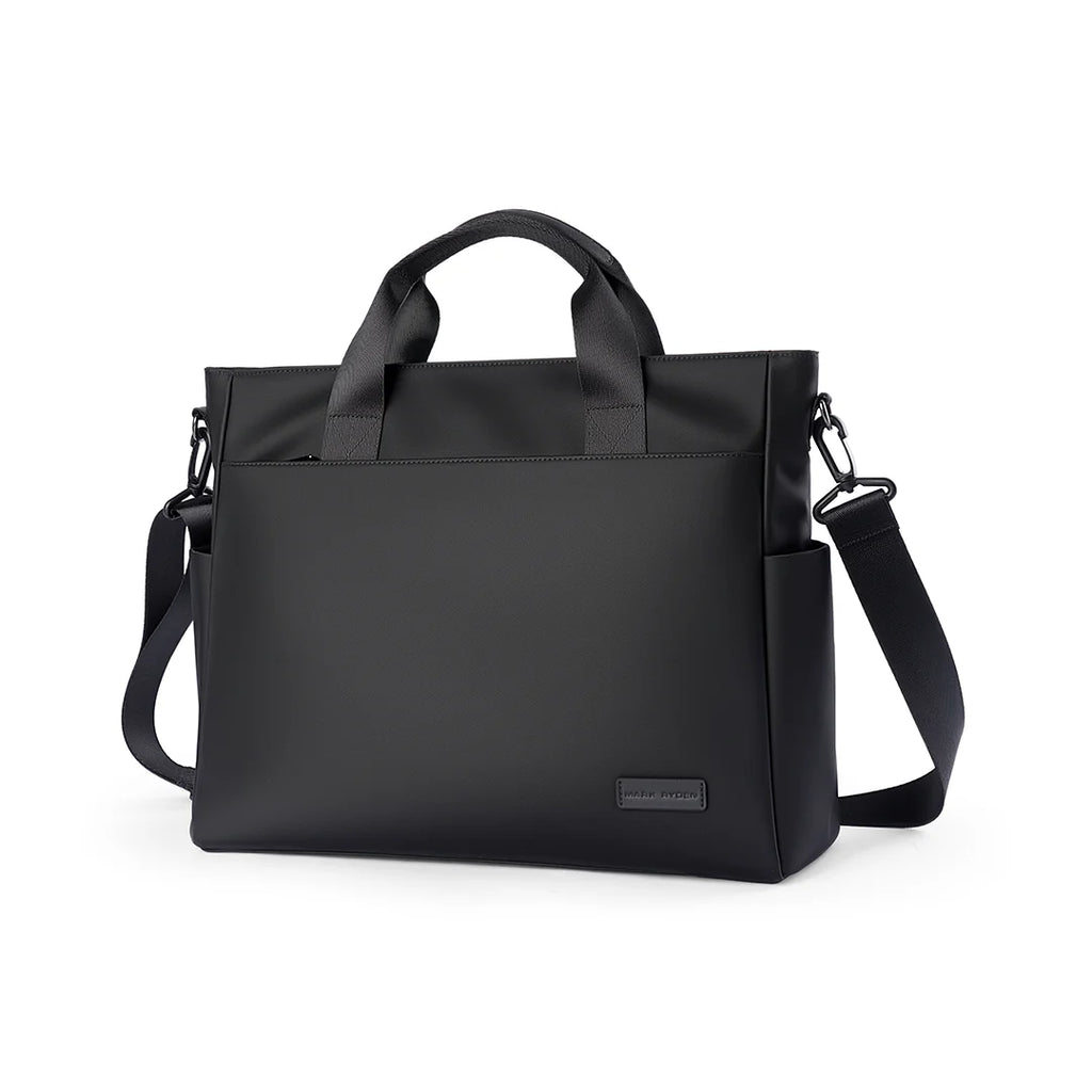 CarryDuo: Laptop Tote Bag with Side Pockets & Adjustable Shoulder Strap