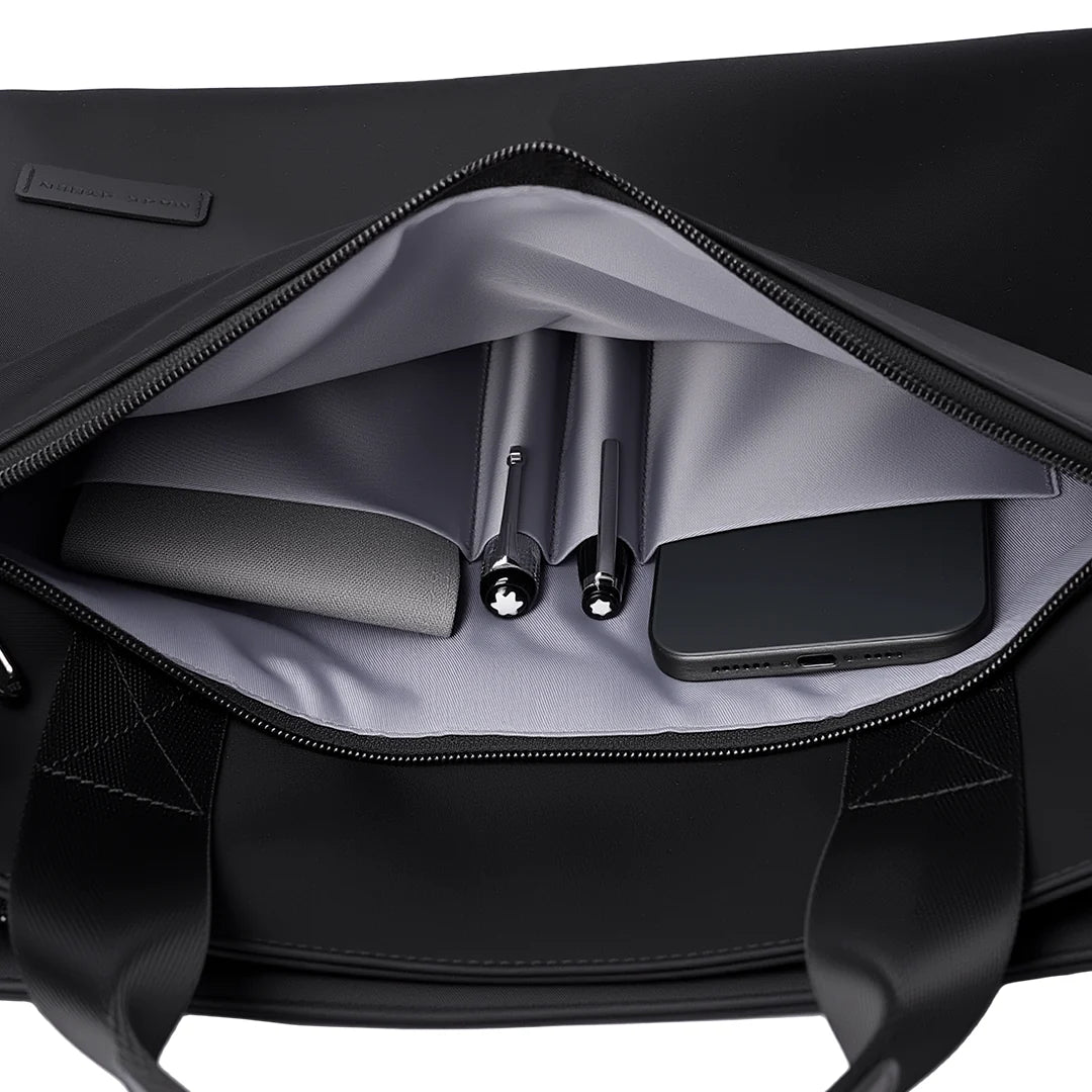 CarryDuo: Laptop Tote Bag with Side Pockets & Adjustable Shoulder Strap