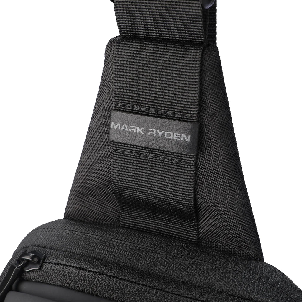 ChargeSling: RFID-Safe Chest Bag with USB Charging Port For Commute