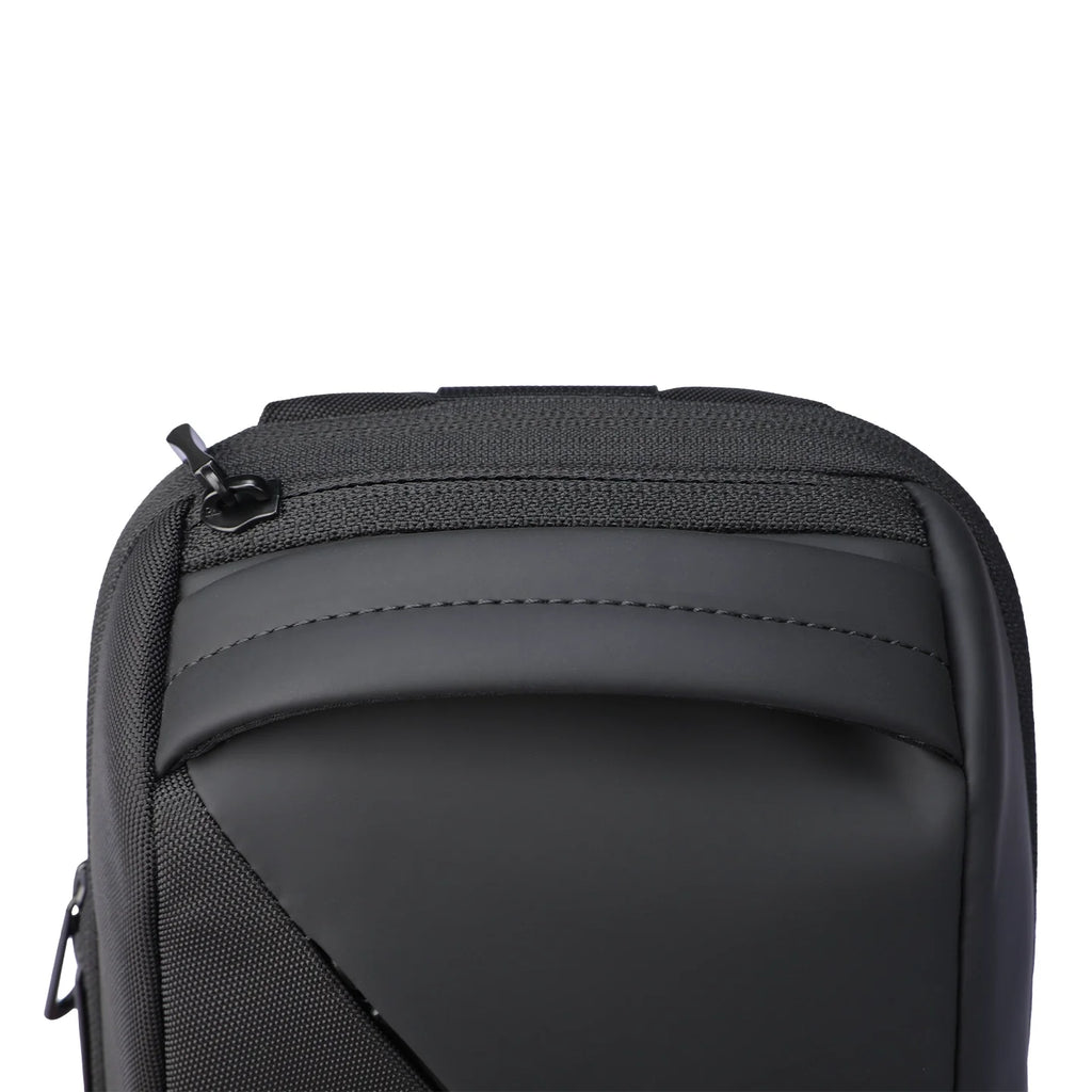 ChargeSling: RFID-Safe Chest Bag with USB Charging Port For Commute