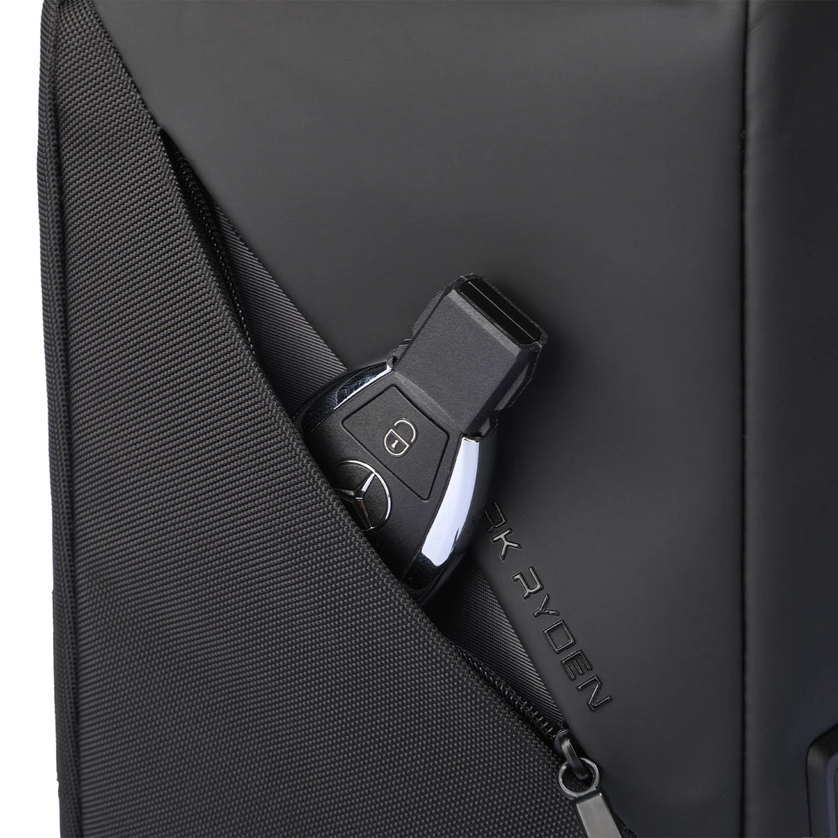 ChargeSling: RFID-Safe Chest Bag with USB Charging Port For Commute