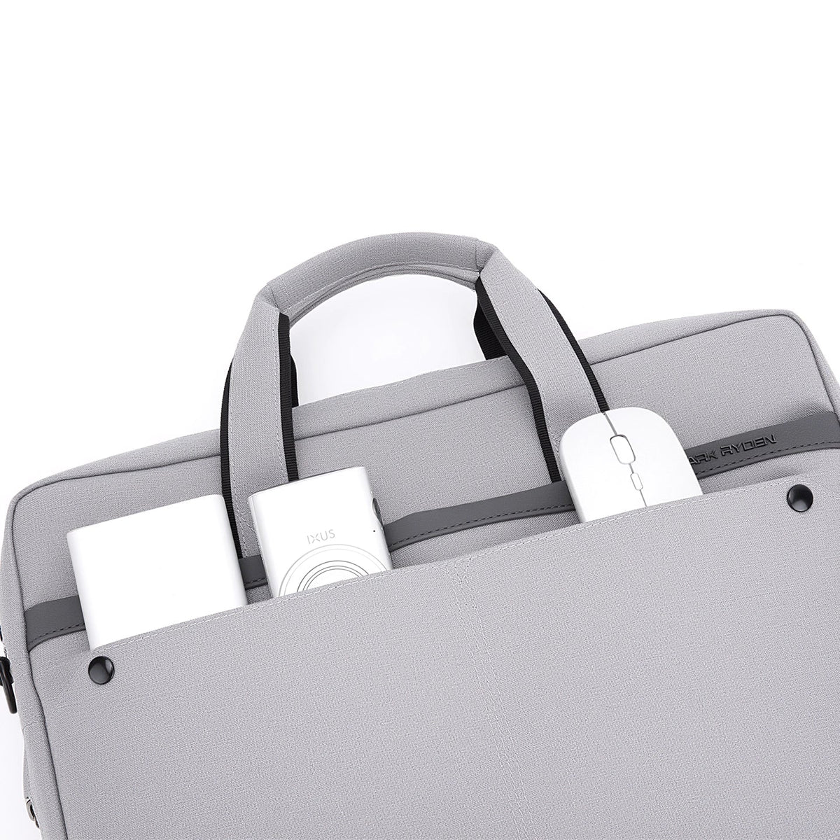 Classic I: MarkRyden Tech Commuter Computer Briefcase 14 / 15.6 inch in Gray