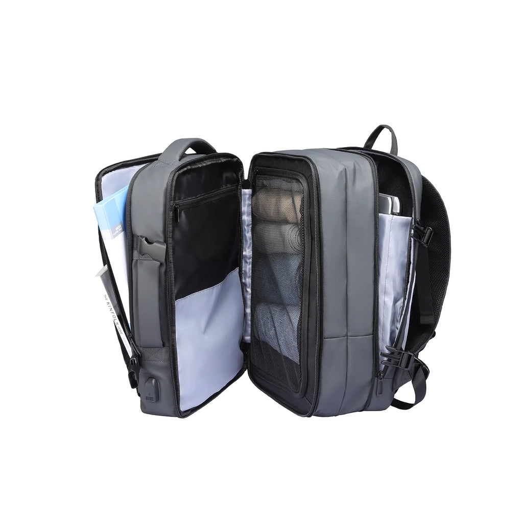 Expandos: Versatile Expandable Laptop Backpack For All-day Traveling