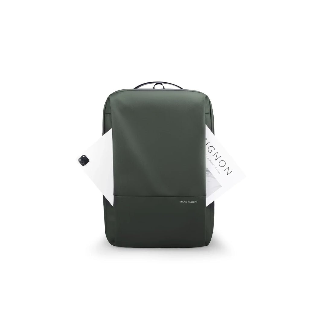 Super Light: Multi-compartment Waterproof Leather Computer Commuter Backpack