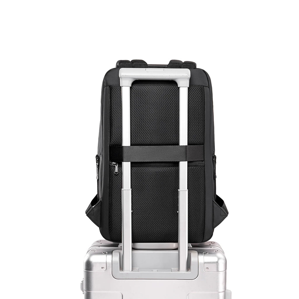 AeroBrief: 17L Business Laptop Backpack with 3D Breathable Back for Commuter