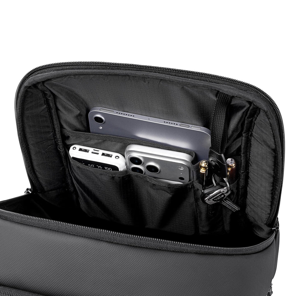 AeroBrief: 17L Business Laptop Backpack with 3D Breathable Back for Commuter