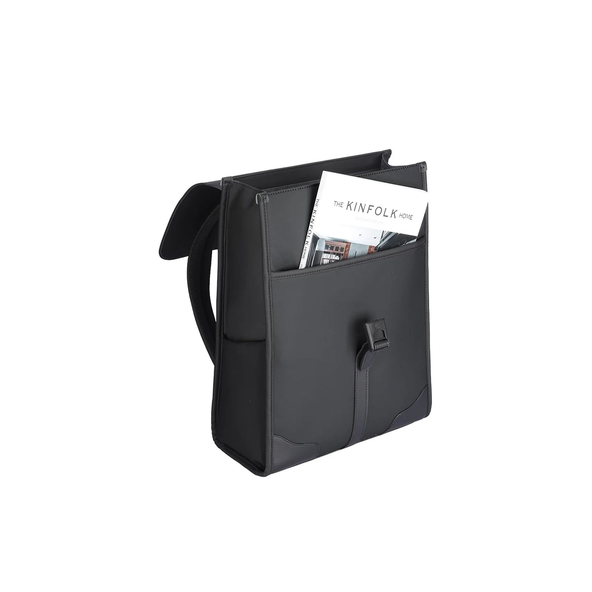 MUKE I: School Style Classic Business Work Black Oxford Backpack