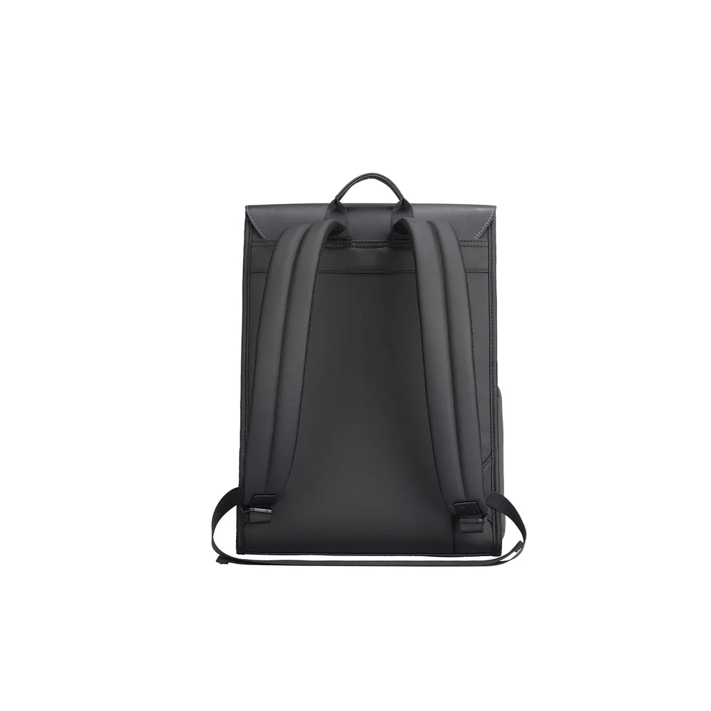 MUKE I: School Style Classic Business Work Black Oxford Backpack