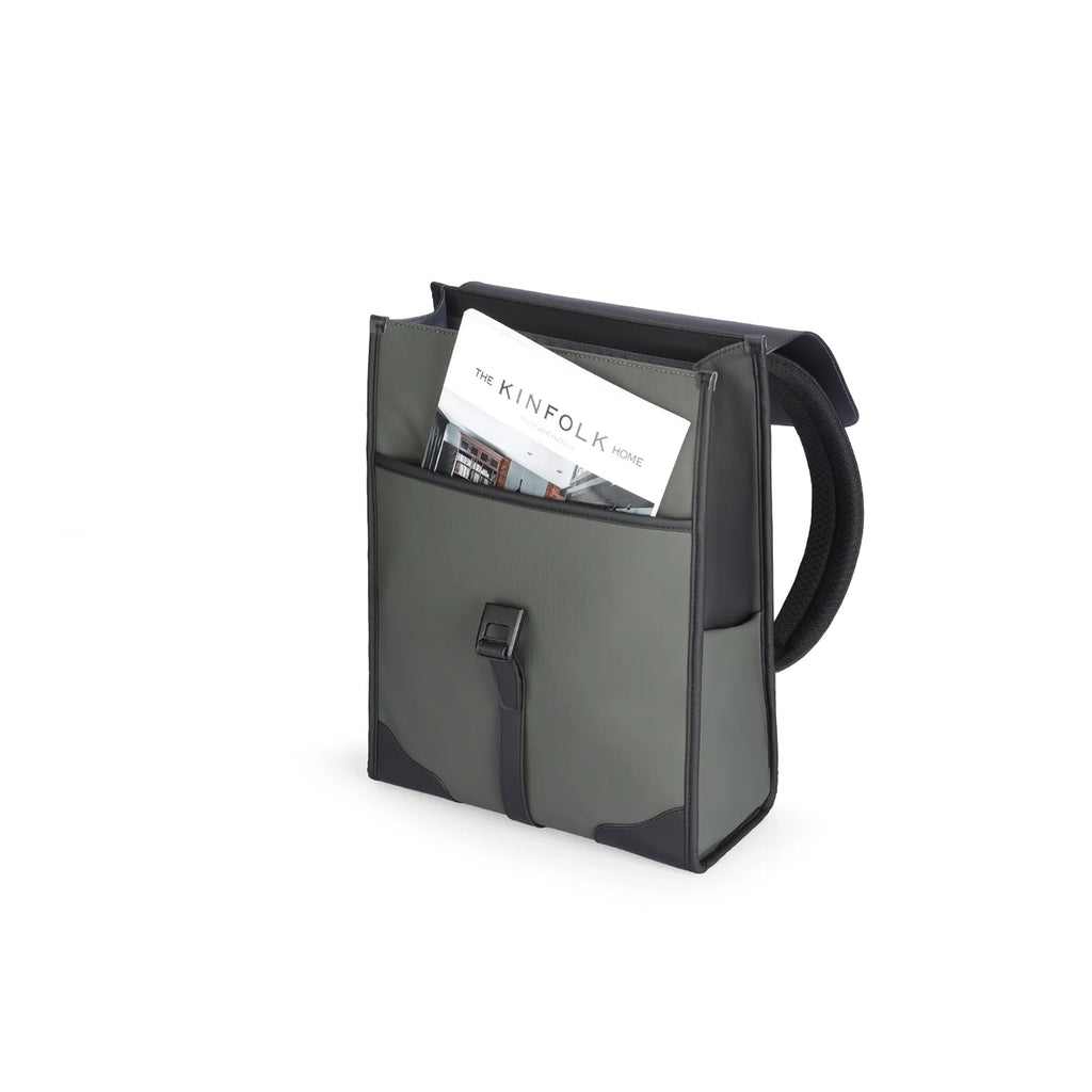 MUKE I: School Style Classic Business Work Black Oxford Backpack