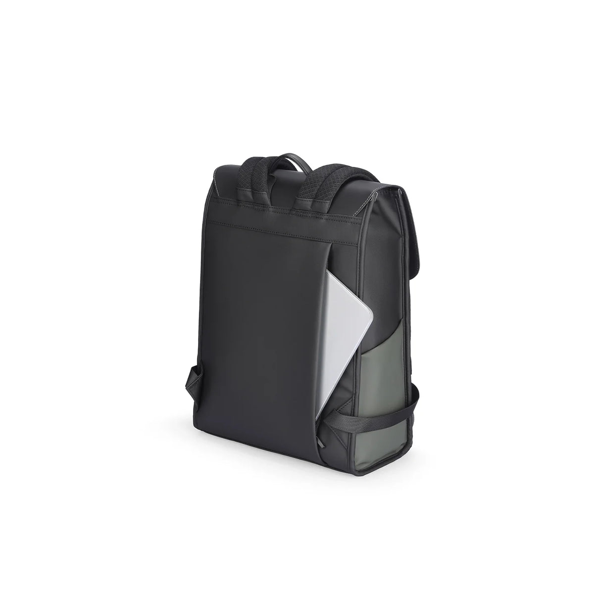MUKE I: School Style Classic Business Work Black Oxford Backpack