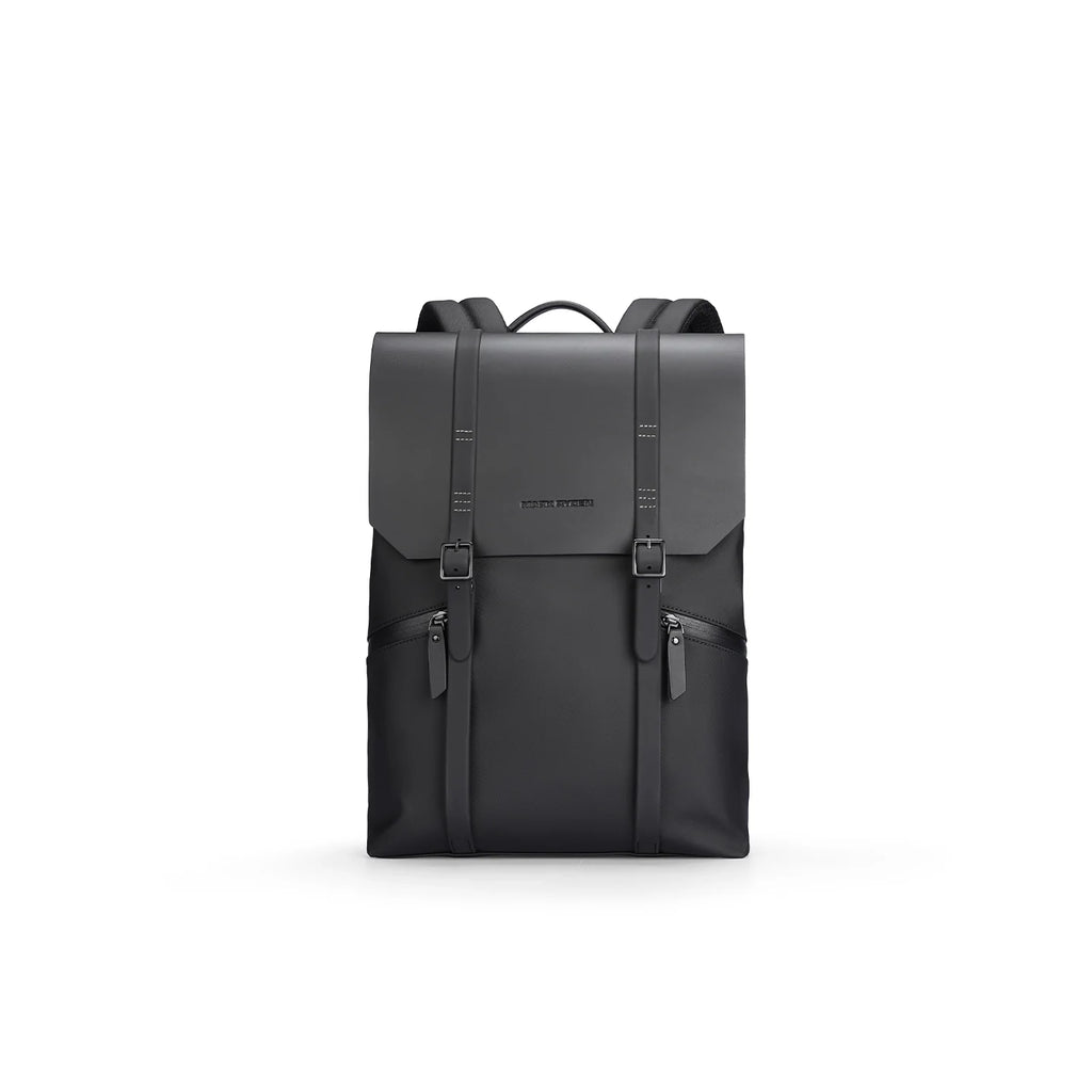 MUKE II:School Classic Business Work Black Oxford Backpack