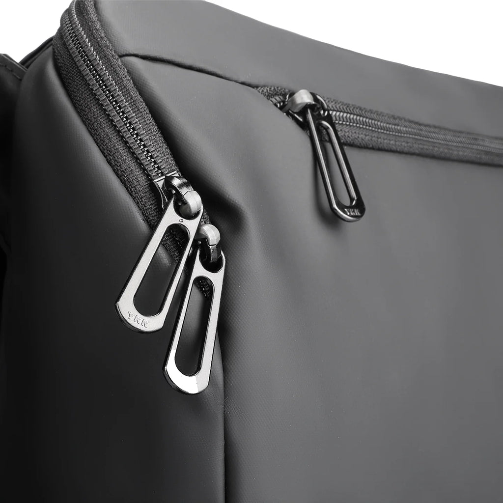 Harvey: Leather Waterproof Multifunction Messenger Bag