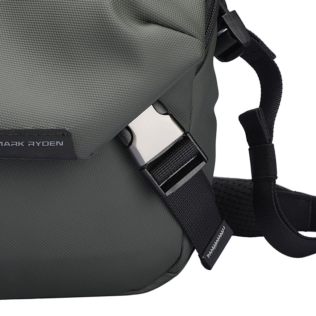 Harvey: Leather Waterproof Multifunction Messenger Bag