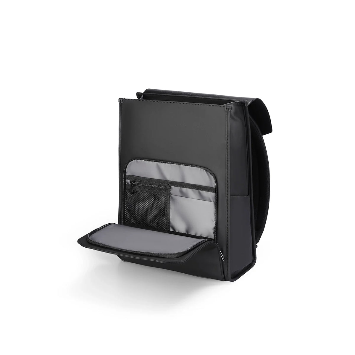 MUKE III: School Style Classic Business Work Black Oxford Backpack