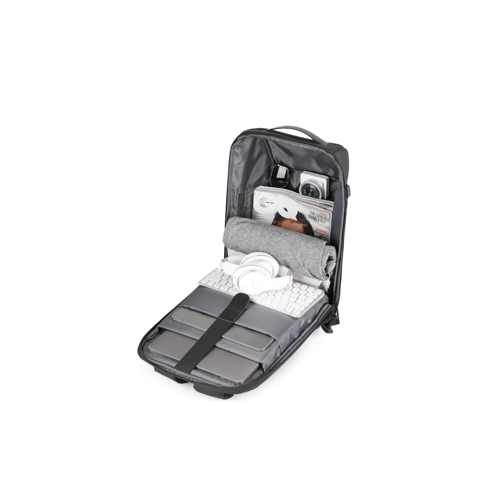 ODYSSEY: Business Micro & USB Charging Laptop Backpack with Anti-theft TSA Lock