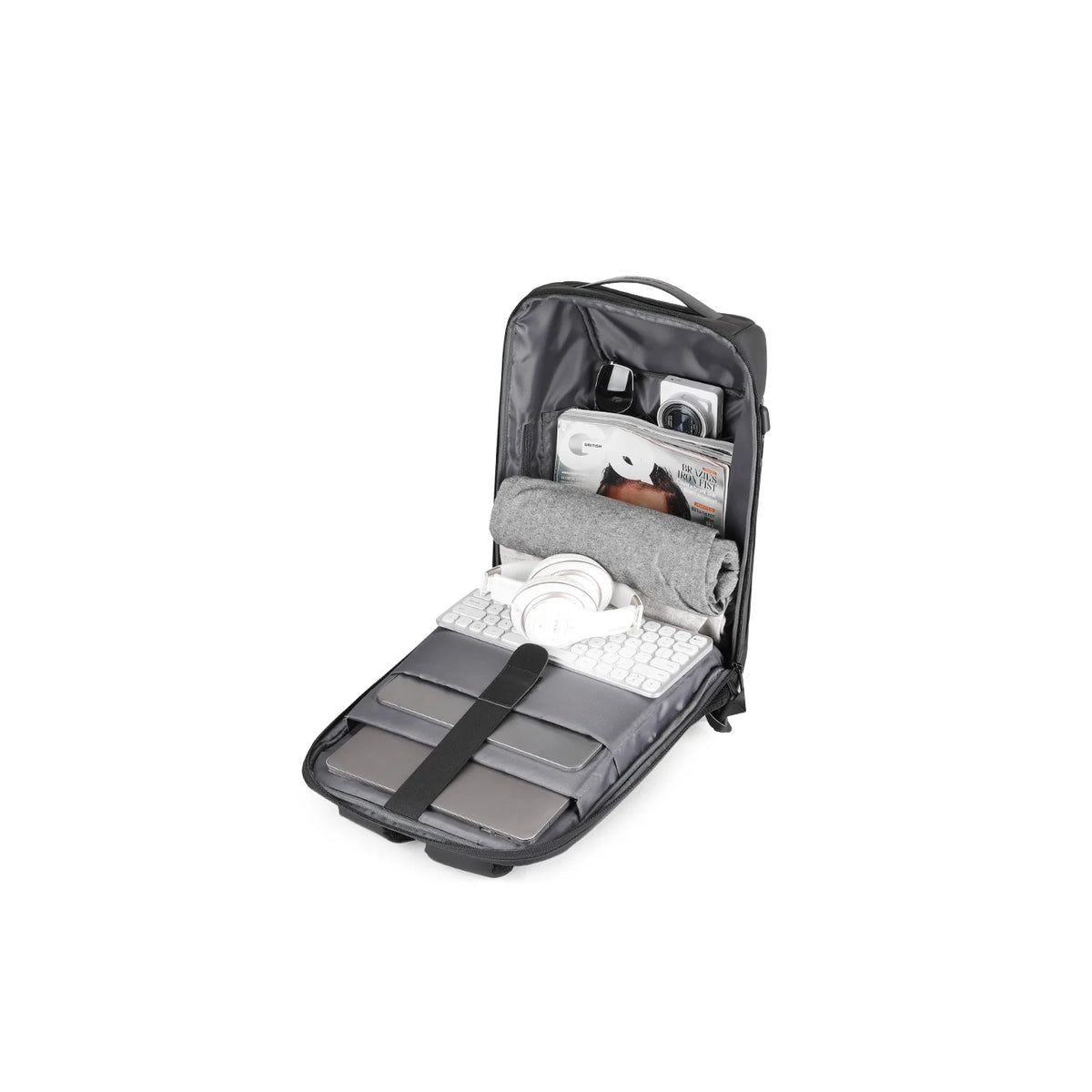 ODYSSEY: Business Micro & USB Charging Laptop Backpack with Anti-theft TSA Lock