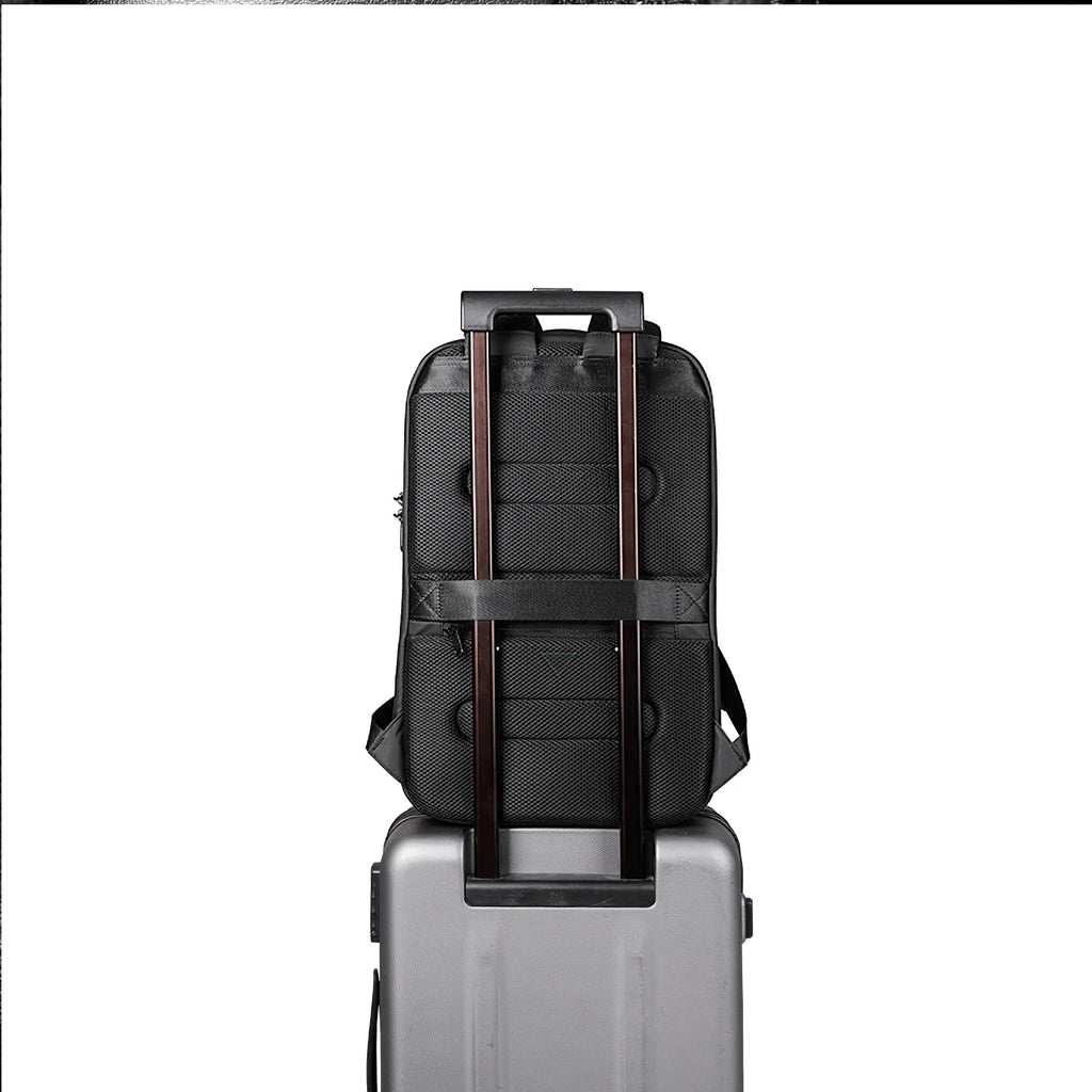 ODYSSEY: Business Micro & USB Charging Laptop Backpack with Anti-theft TSA Lock