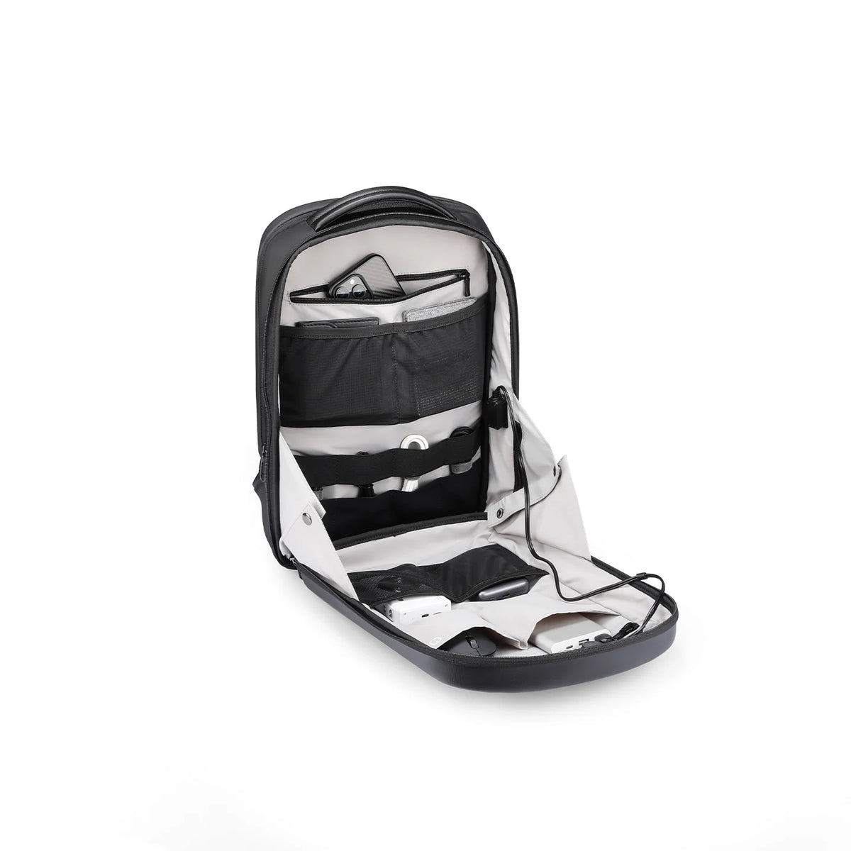 The Ratio Arc Compartment: Hard-shell Waterproof Laptop Backpack