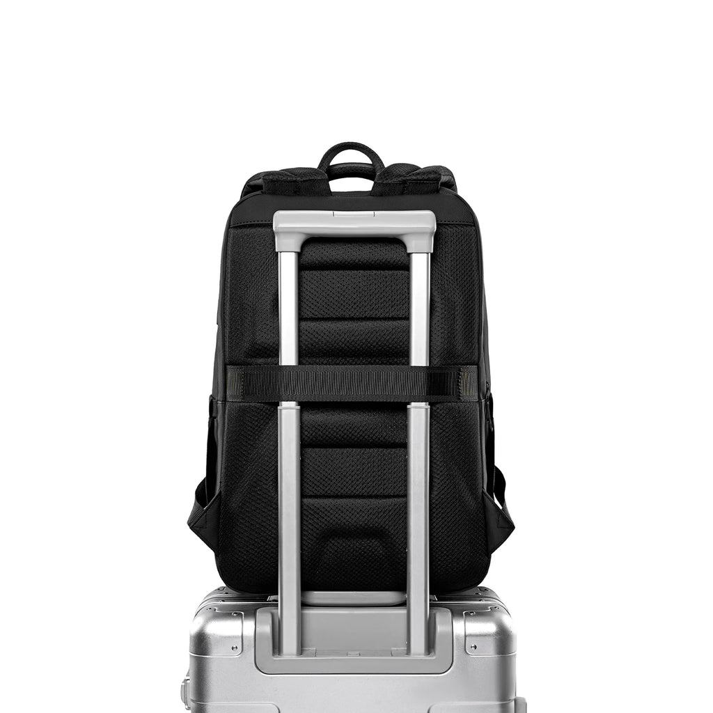 VaultPro: Business Backpack with EVA Diamond Protection & USB Charging