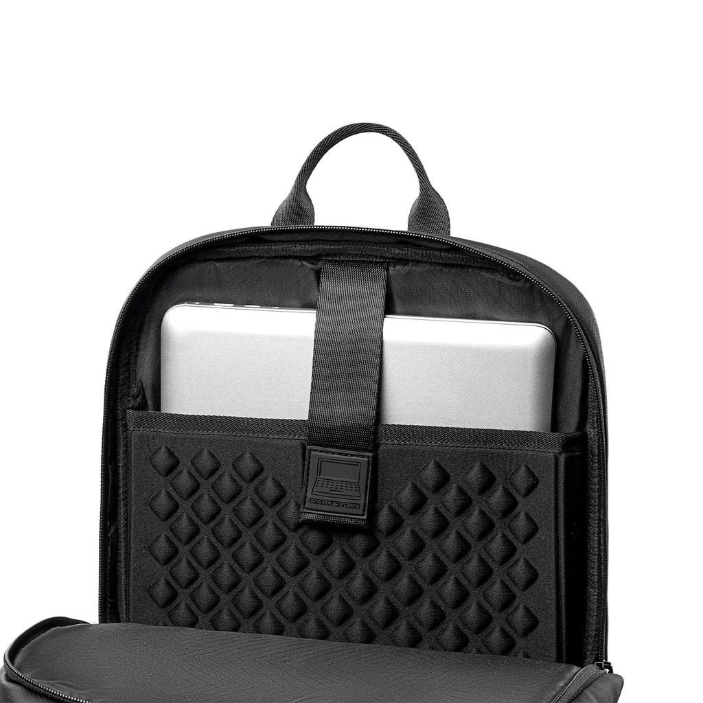 VaultPro: Business Backpack with EVA Diamond Protection & USB Charging