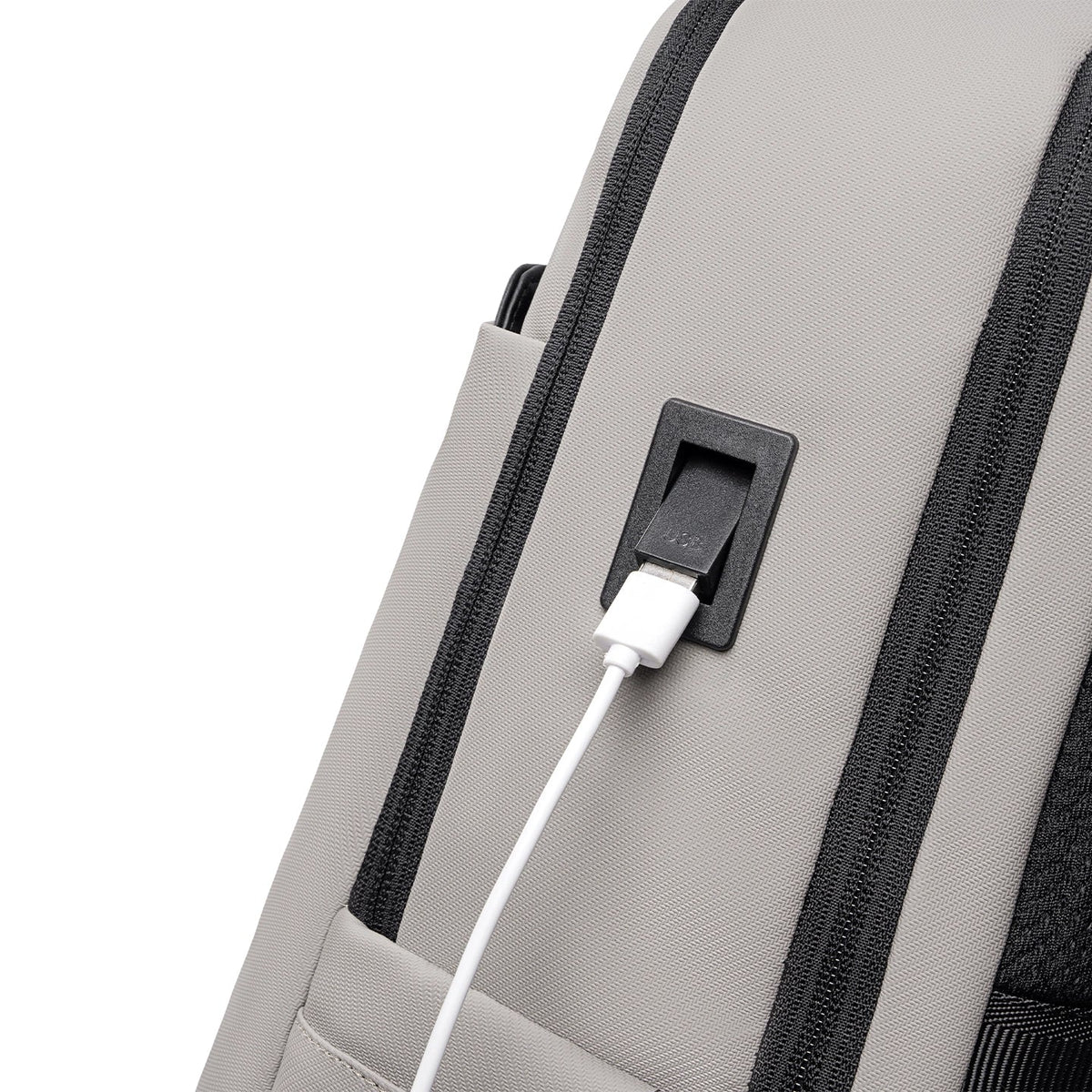 VaultPro: Business Backpack with EVA Diamond Protection & USB Charging