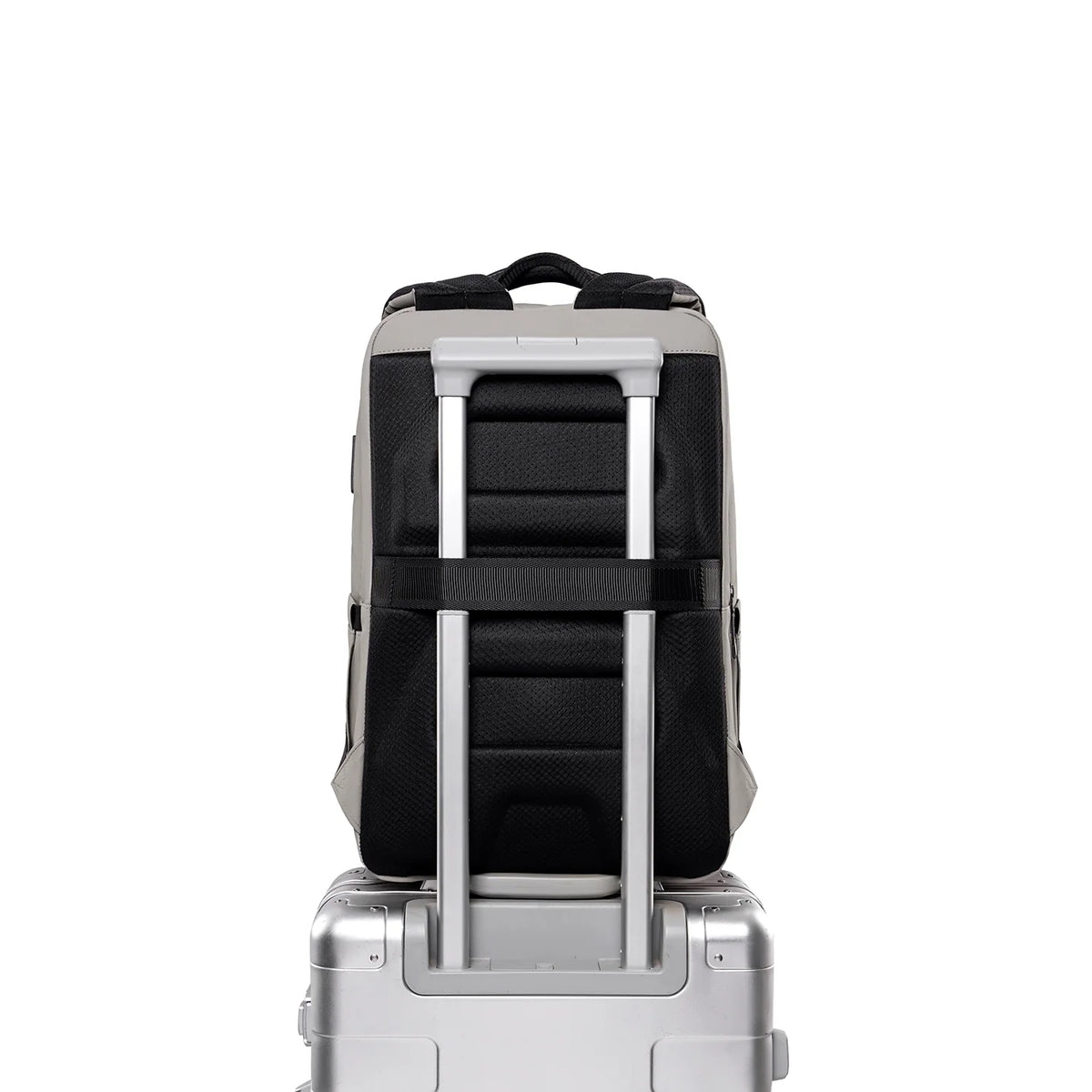 VaultPro: Business Backpack with EVA Diamond Protection & USB Charging
