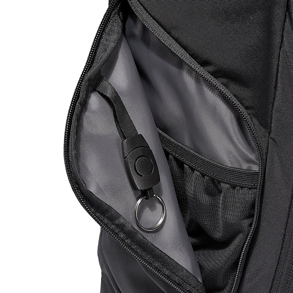 Mark Ryden Global MorphCore expandable backpack interior with zipper detail