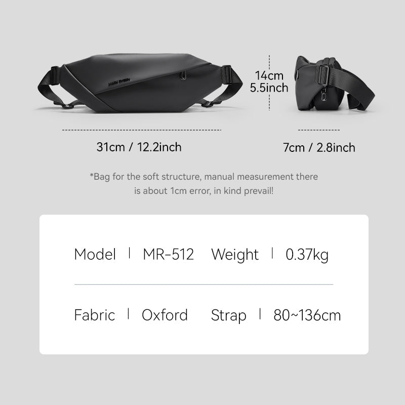 Mark Ryden Global RapidPack Lite waterproof tri-compartment sling pack