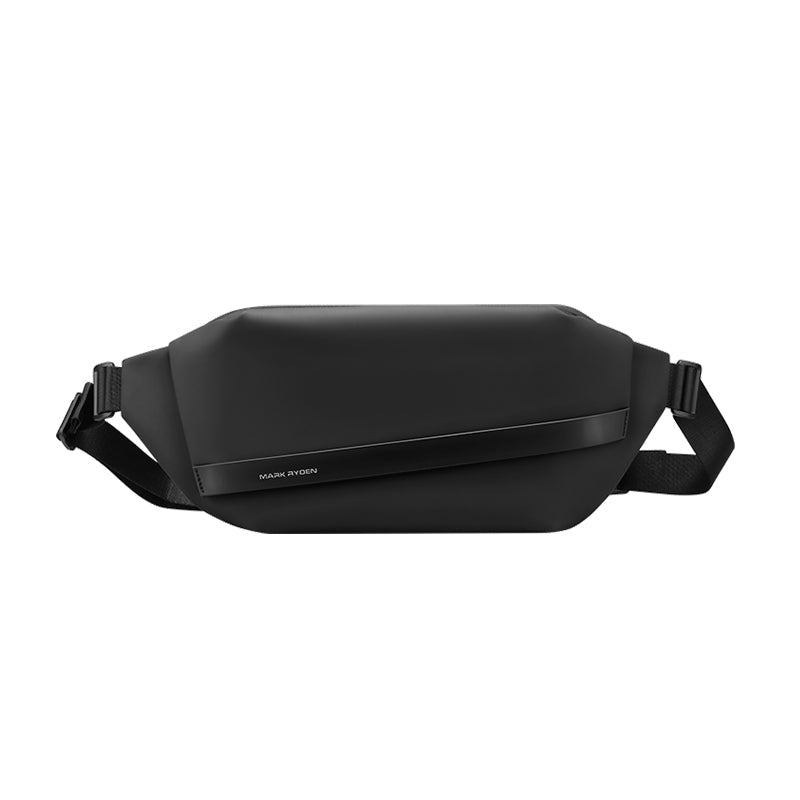 Mark Ryden black oxford waterproof crossbody bag with adjustable strap
