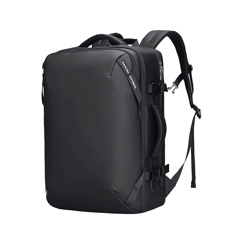 Mark Ryden black anti-theft travel backpack with secure zippers
