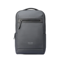 Gray UrbanFlex Lite lightweight business backpack with front zip pocket, side pockets, and separate computer compartment by Mark Ryden